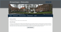 Desktop Screenshot of enriquegongora.com