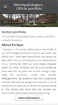 Mobile Screenshot of enriquegongora.com