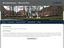 Tablet Screenshot of enriquegongora.com